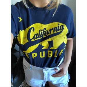 Vintage California Republic T Shirt Vintage Tee